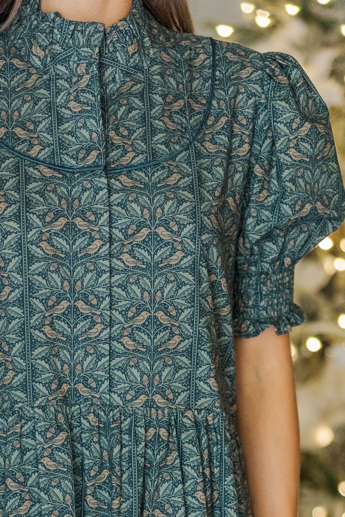 Ready For It All Olive Green Leaf Printed Midi Dress – Shop the Mint