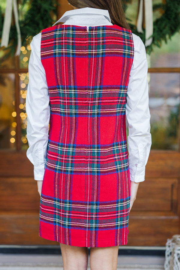 Remember You Well Red Plaid Dress – Shop the Mint
