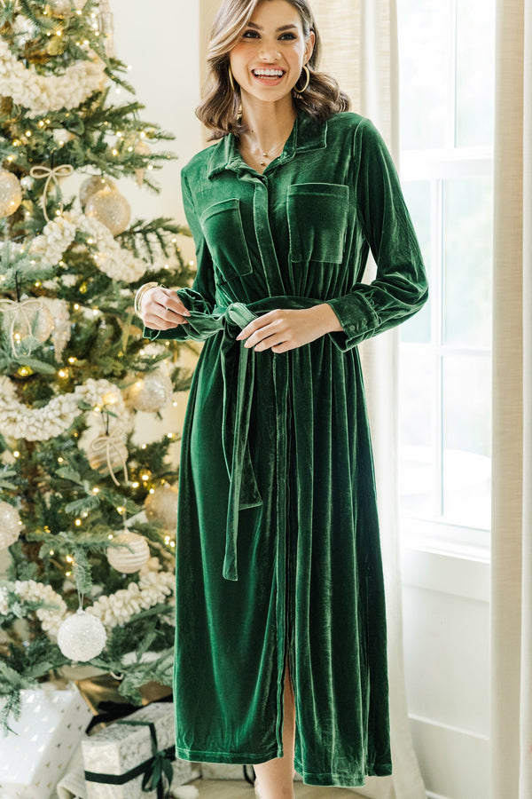 How To Love Emerald Green Velvet Midi Dress, X-Large - The Mint Julep Boutique | Women's Boutique Clothing How To Love Emerald Green Velvet Midi Dress, X-Large - The Mint Julep Boutique | Women's Boutique Clothing