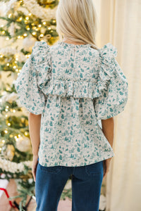 Feeling Close To You Cream Toile Blouse