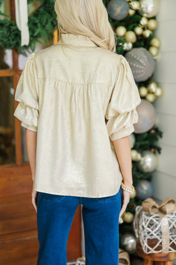 Fate: In Your Heart Gold Blouse