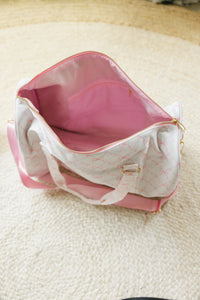 Girls: The Harper Pink Bow Duffle Bag