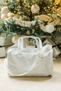 Girls: The Harper Blue Bow Duffle Bag