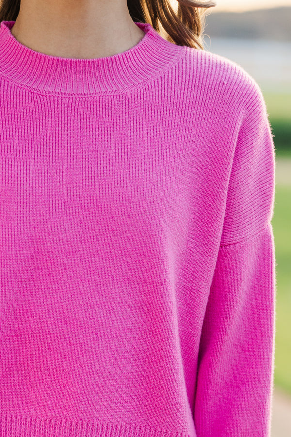 Girls: Perfectly You Pink Sweater