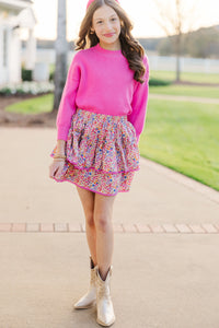 Girls: Perfectly You Pink Sweater