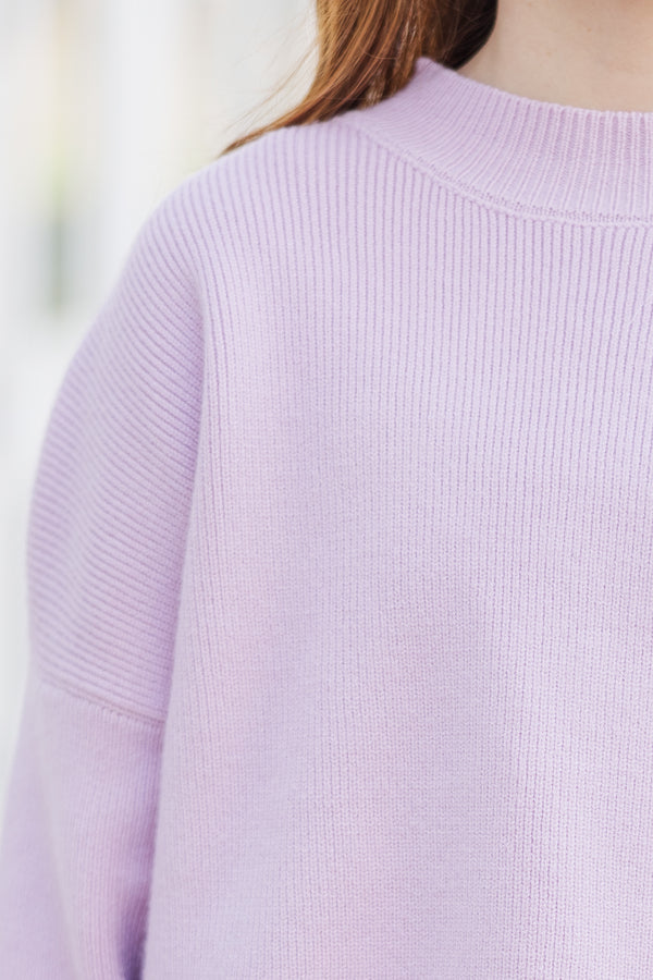 Girls: Perfectly You Lavender Sweater