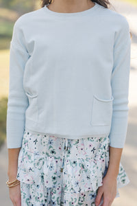 Girls: The Daphne Light Blue Sweater