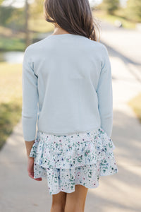 Girls: The Daphne Light Blue Sweater