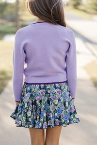 Girls: The Isla Lavender Purple Sweater