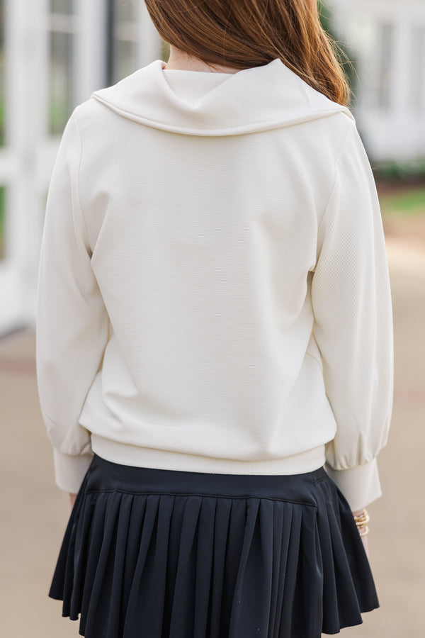 Girls: Today's The Day Quarter Zip Pullover