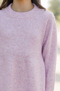 Girls: Make It Count Pink Sweater Dress