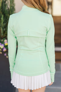 Girls: On Your Terms Mint Green Jacket