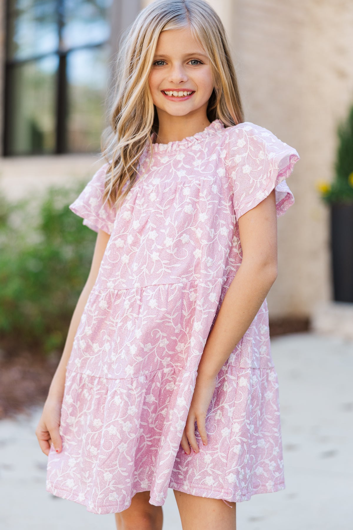 Girls: The Skylar Pink Floral Dress – Shop the Mint