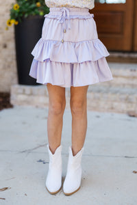 Girls: Take The Leap Light Lavender Purple Skort