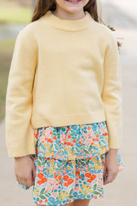 Girls: The Christina Yellow Sweater