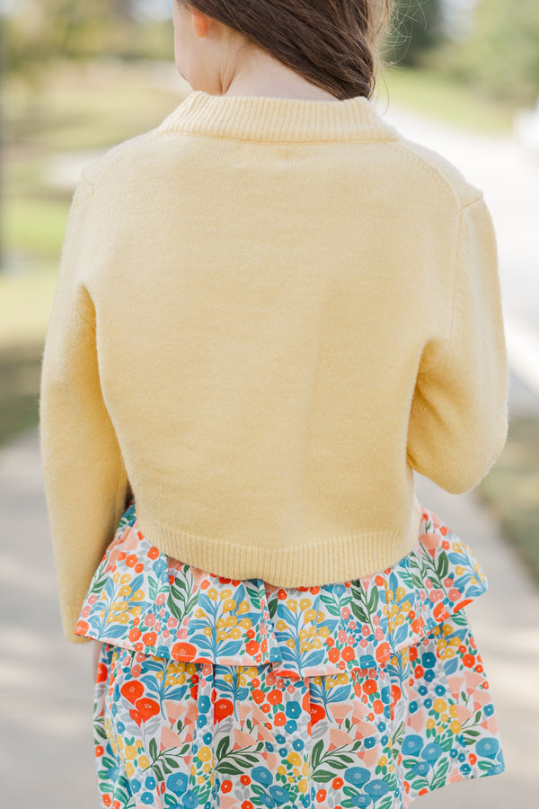 Girls: The Christina Yellow Sweater