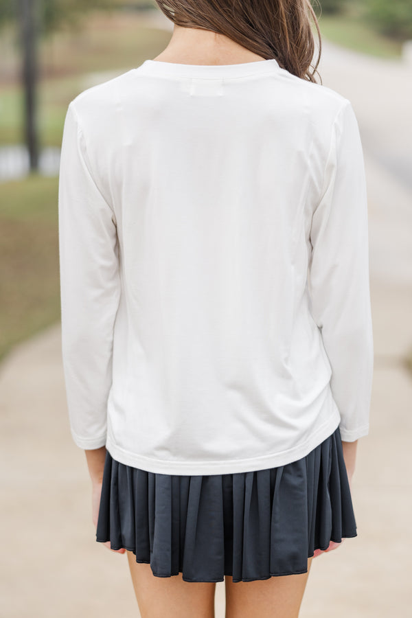 Girls: The Allysa White L/S Tee