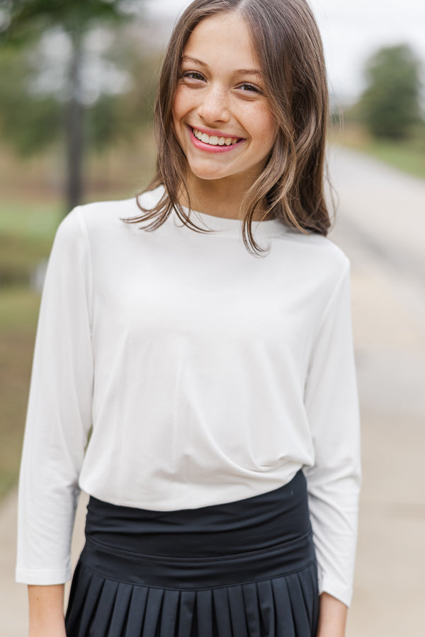 Girls: The Allysa White L/S Tee