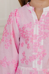 Girls: Always On My Mind Pink Floral Dress