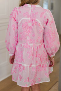 Girls: Always On My Mind Pink Floral Dress