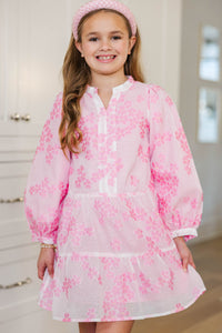 Girls: Always On My Mind Pink Floral Dress