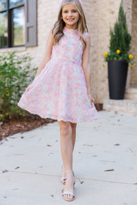 Girls: The Layla Pink Tulle Dress