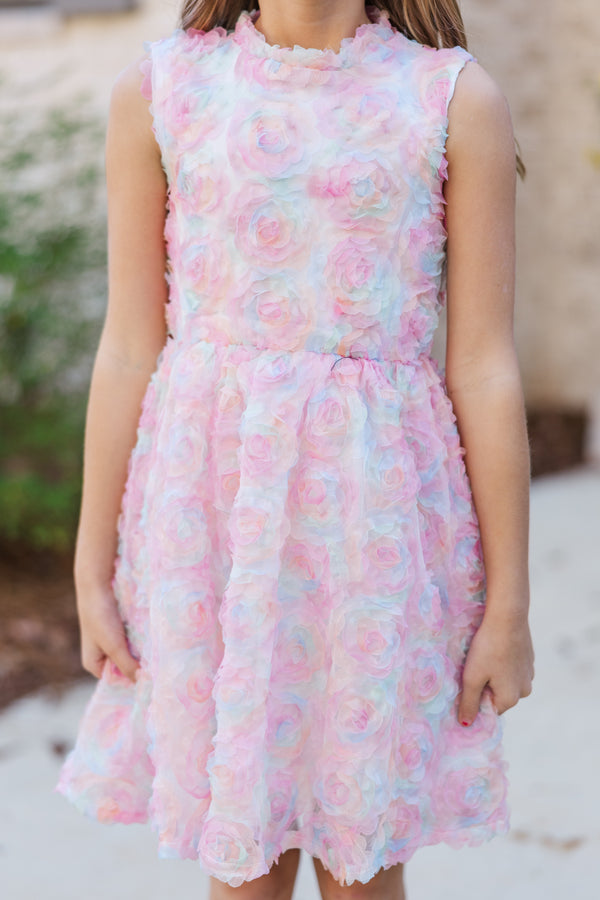 Girls: The Layla Pink Tulle Dress