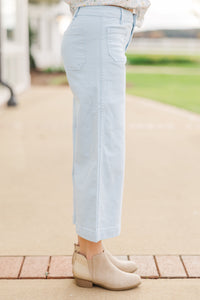 Girls: Give It Your All Light Blue Wide Leg Denim