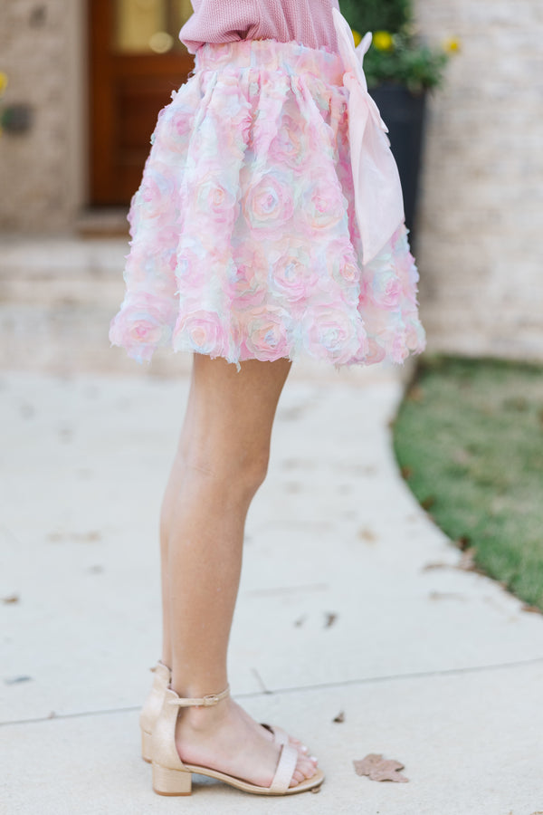 Girls: The Eva Pink Tulle Skort