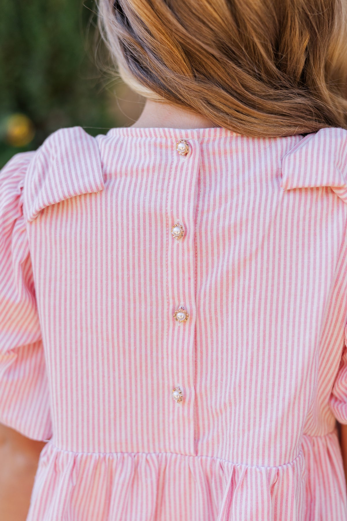summer candy striped babydoll dress