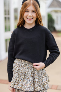 girls sweaters, girls solid sweaters, versatile sweaters for tweens