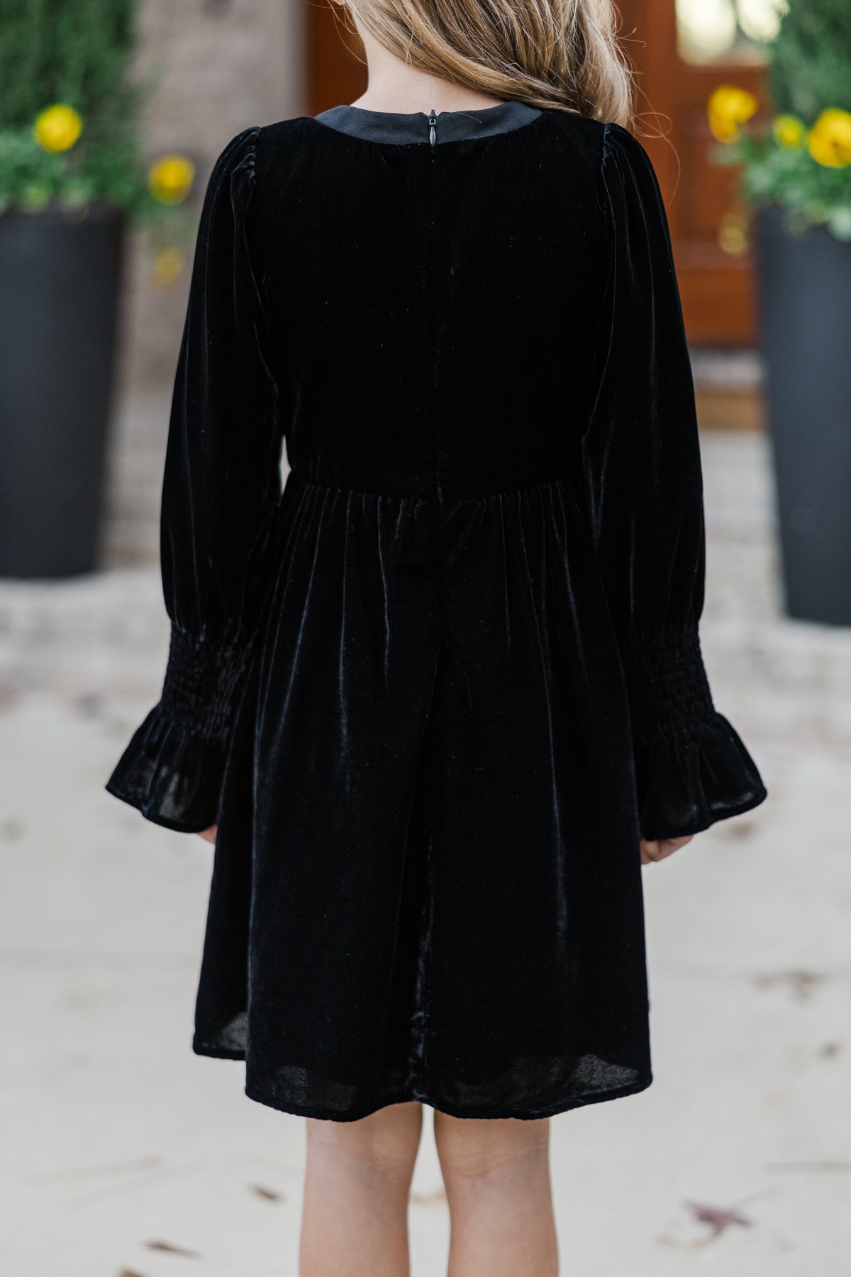 Girls: The Bella Black Velvet Dress – Shop the Mint