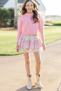 Girls: The Lucy Pink Sweater