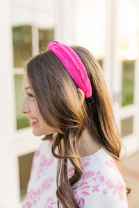 Girls: The Becca Fuchsia Pink Headband