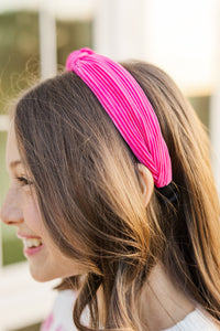 Girls: The Becca Fuchsia Pink Headband