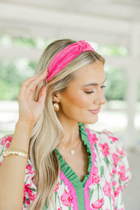 The Becca Fuchsia Pink Headband