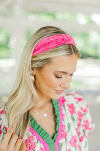 The Becca Fuchsia Pink Headband