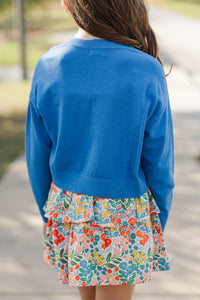 Girls: The Leah Blue Sweater