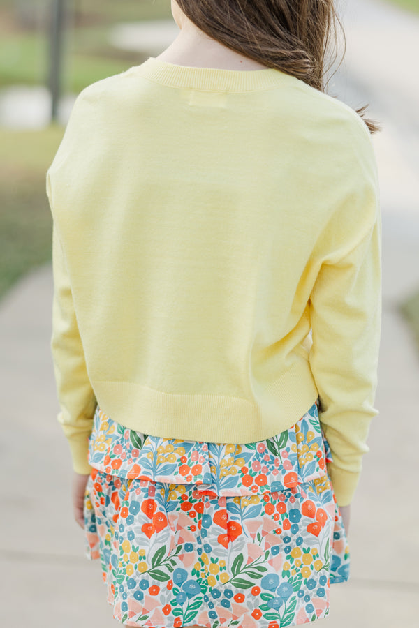 Girls: The Leah Yellow Sweater