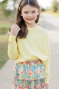 Girls: The Leah Yellow Sweater