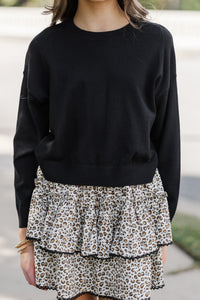 Girls: The Leah Black Sweater