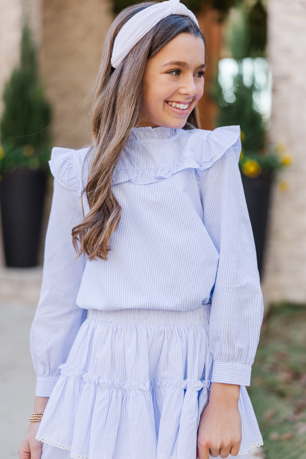 Kenadi Sleeveless Blouse - Baby Pink, Coral, Navy Blue, Sky Blue