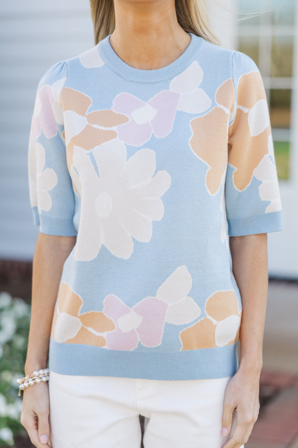 Follow You Sweater Blue