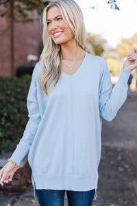 Get To Know You Light Blue Tunic