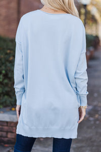 Get To Know You Light Blue Tunic