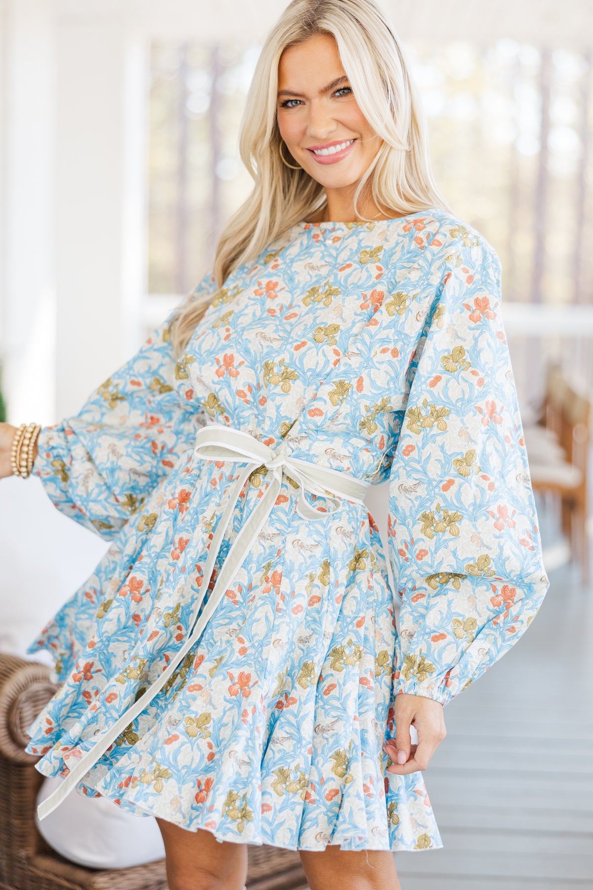 light blue floral dress Stay Close Color:Ivory Dress With Champagne Lining Cute Winter Dresses For quality chiffon fabric black suit coat