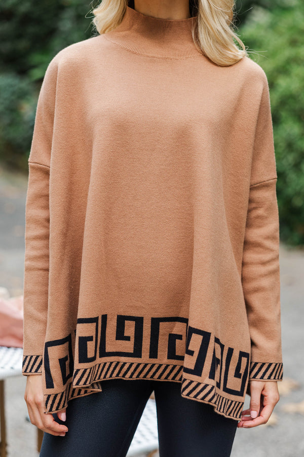 New Chapters Camel Brown Tunic