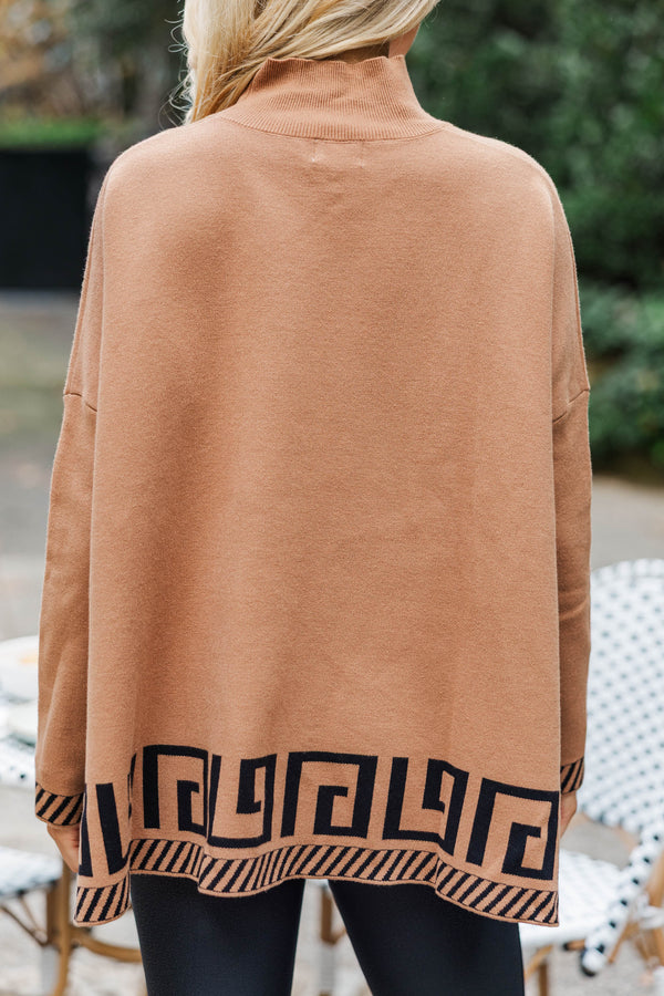 New Chapters Camel Brown Tunic