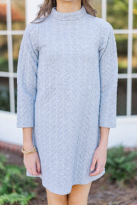 Girls: The Maeve Gray Textured Dress