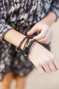 Girls: The Brittany Black Bracelet